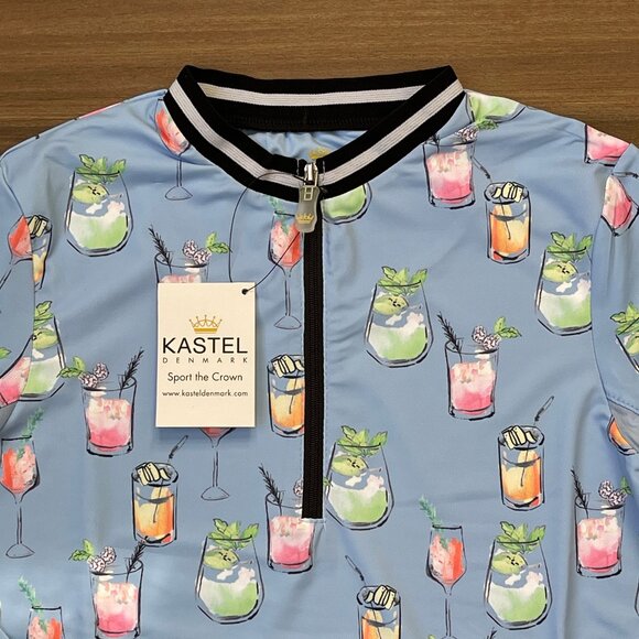 Kastel Denmark Women's Crewneck Sun Shirt - Blue Cocktails - XS - Picture 2 of 6